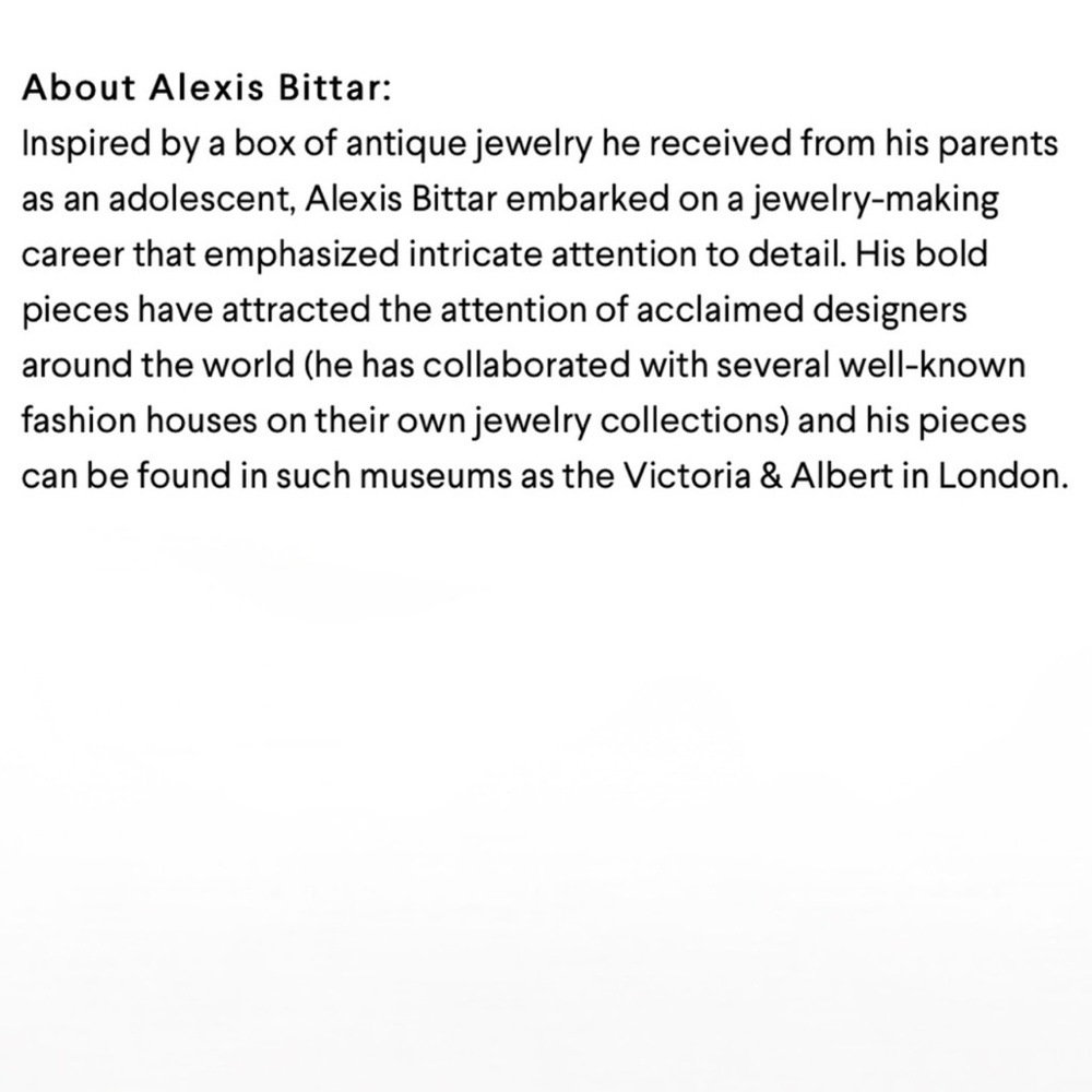 ALEXIS BITTAR Origami Bib Necklace - Picture 7 of 8